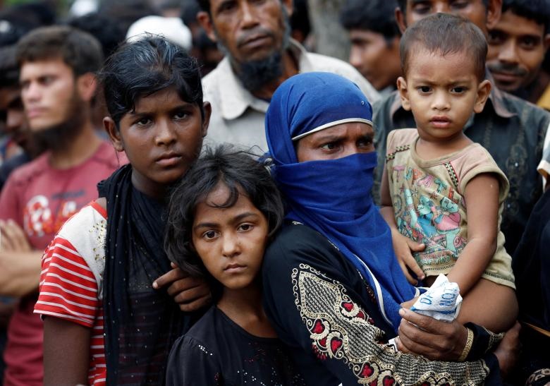 تصاویر | وضعیت وخیم مسلمانان روهینگیا بعد از طوفان بنگلادش